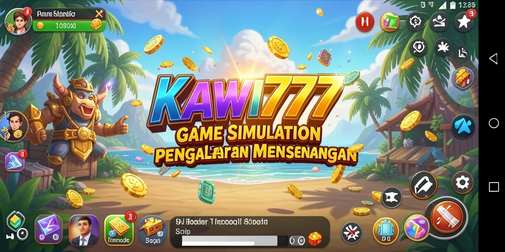 Tampilan menarik dari gameplay KAWI777 yang penuh simulasi.