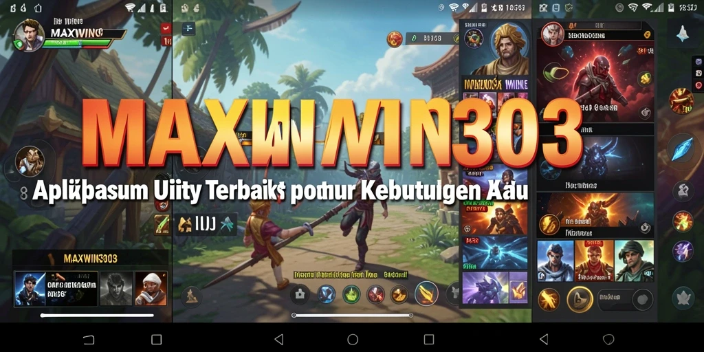 Tampilan menarik dari MAXWIN303 dalam mengelola Utility.