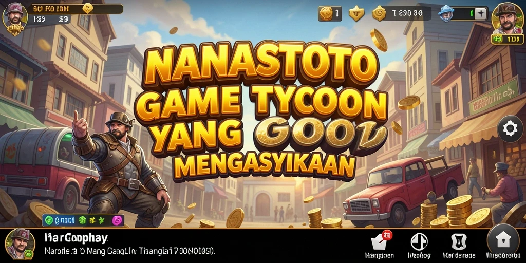 Screenshot gameplay NANASTOTO yang menampilkan strategi Tycoon yang seru.