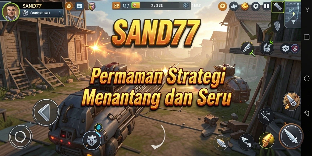 Tampilan gameplay SAND77 yang seru dan menantang.