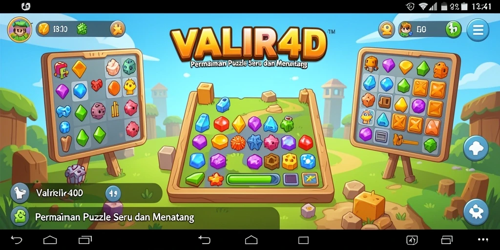 Tampilan gameplay VALIR4D yang menantang dan seru.