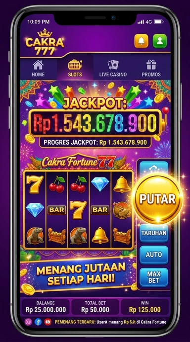 Proses unduh yang mudah dan cepat di cakra777.